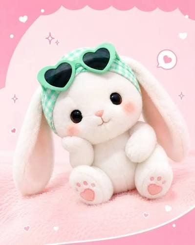 Pastel Bunny Plush — Soft Toys at Dwarkesh Gifts & Cards, Vadodara