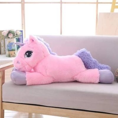 Unicorn Cushion Plush — Soft Toys at Dwarkesh Gifts & Cards, Vadodara